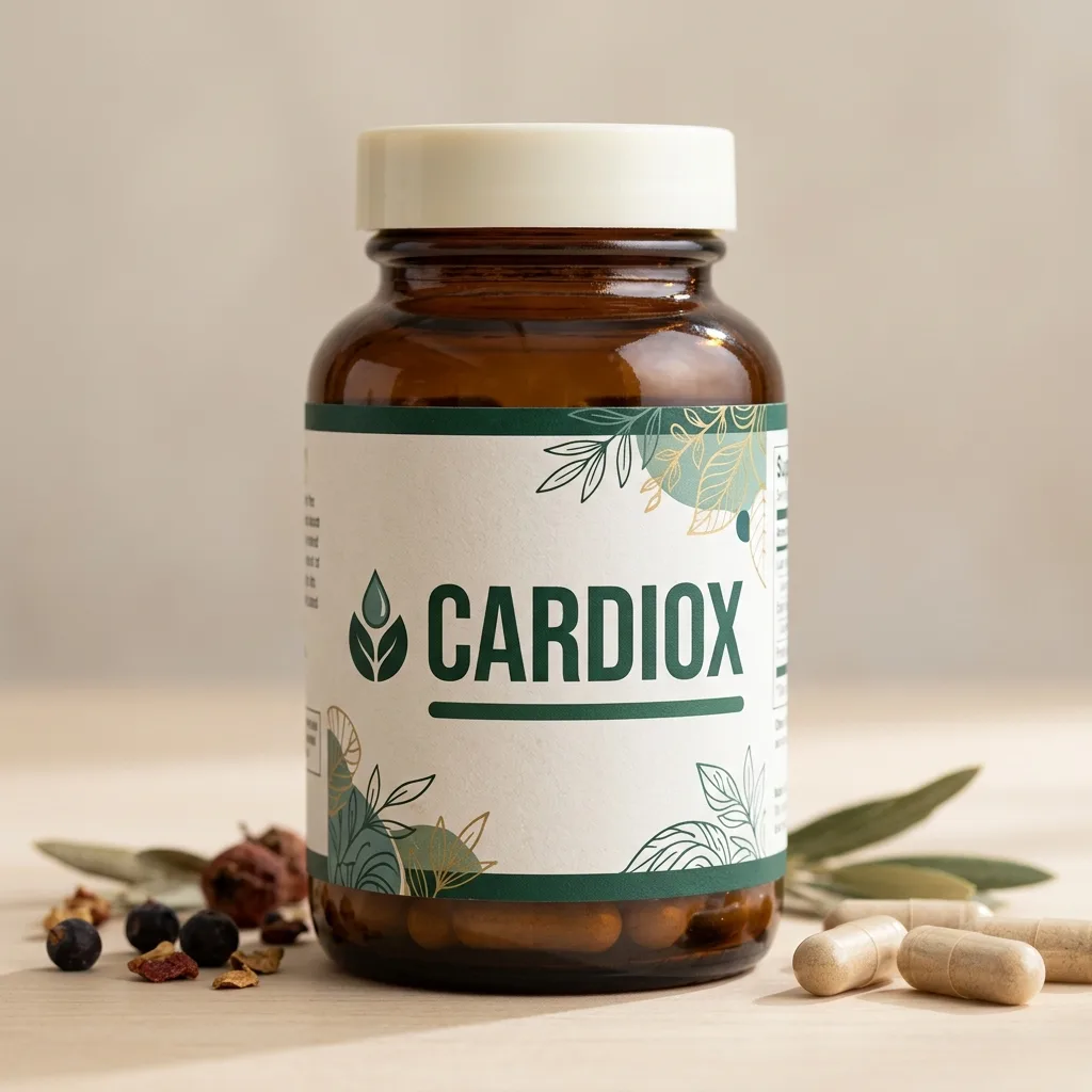 CardioX Blood Vessel Support Formula supplement bottle - 60 capsules