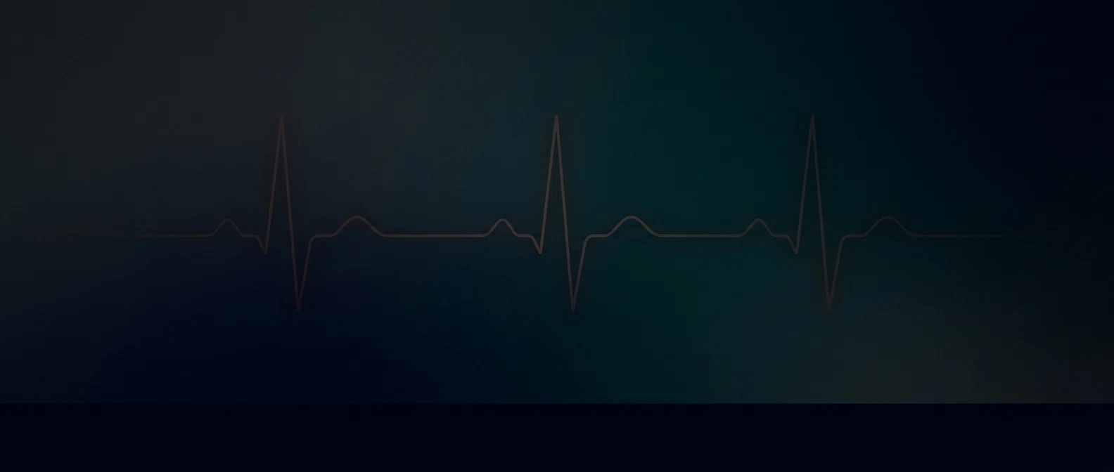 Abstract dark navy cardiovascular wellness background